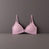 Pink underbra without underwire, comfortable gathering underwear, women's seamless soft support, large cup Application Scenario